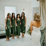 Toperth Olive Crossover Cowl Neck Ruched Midi Dress photo review