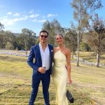 Toperth Yellow Satin Halter Tie-Back Maxi Dress photo review