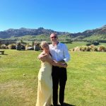 Toperth Yellow Satin Halter Tie-Back Maxi Dress photo review