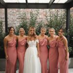 Toperth Rose Pink One Shoulder Draped Maxi Dress photo review