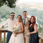 Toperth Navy Convertible Tulle Shawl Maxi Dress photo review