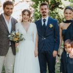 Toperth Navy Convertible Tulle Shawl Maxi Dress photo review