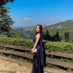 Toperth Navy Convertible Tulle Shawl Maxi Dress photo review