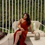 Toperth Rust Convertible Tulle Shawl Maxi Dress photo review