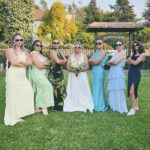 Toperth Yellow Cascading Ruffle Open Back Maxi Dress photo review